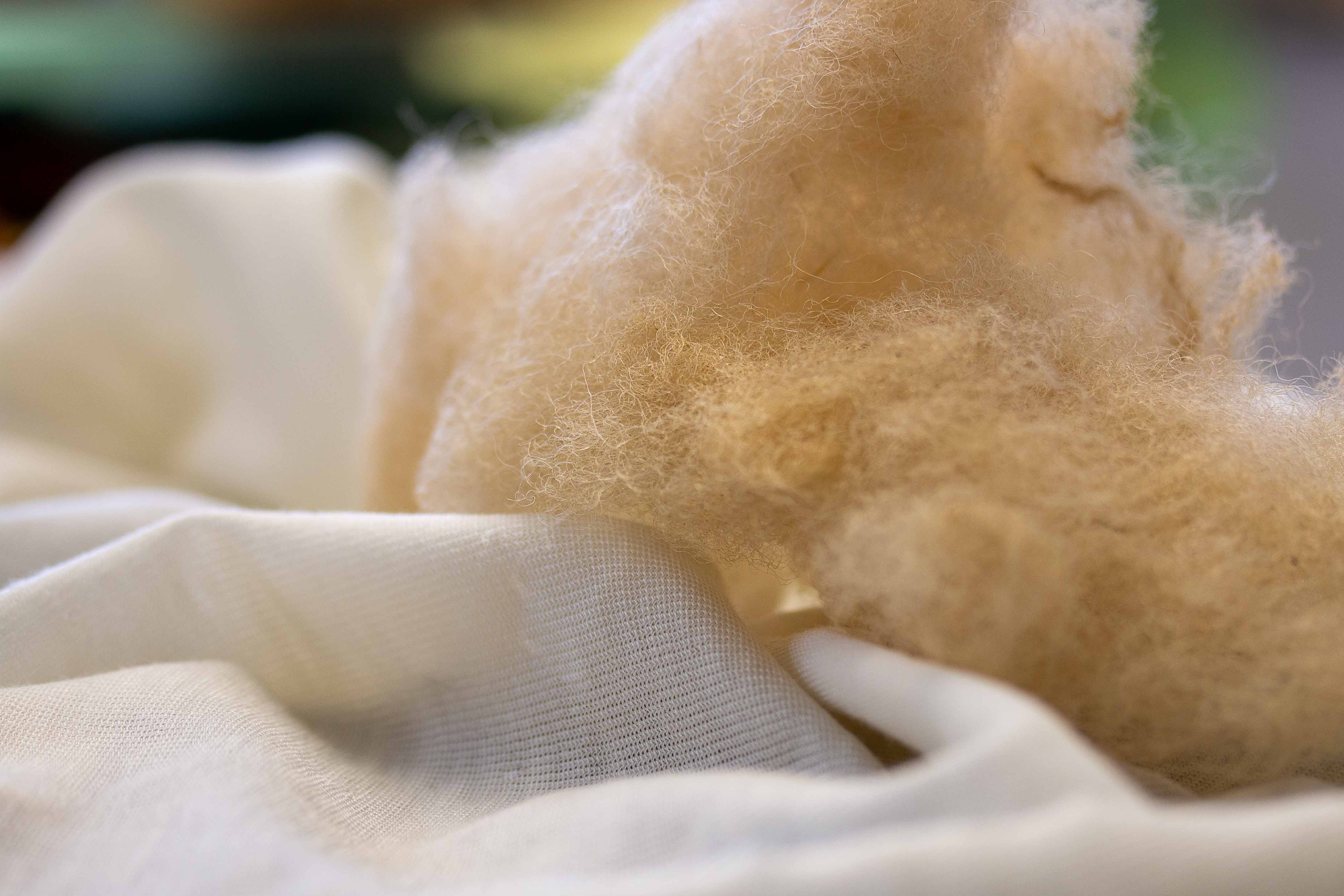 Natural textiles from merino wool